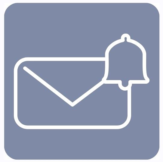 Sign up for notifications icon