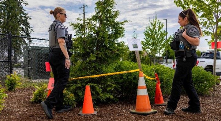 Officers protecting duck habitat