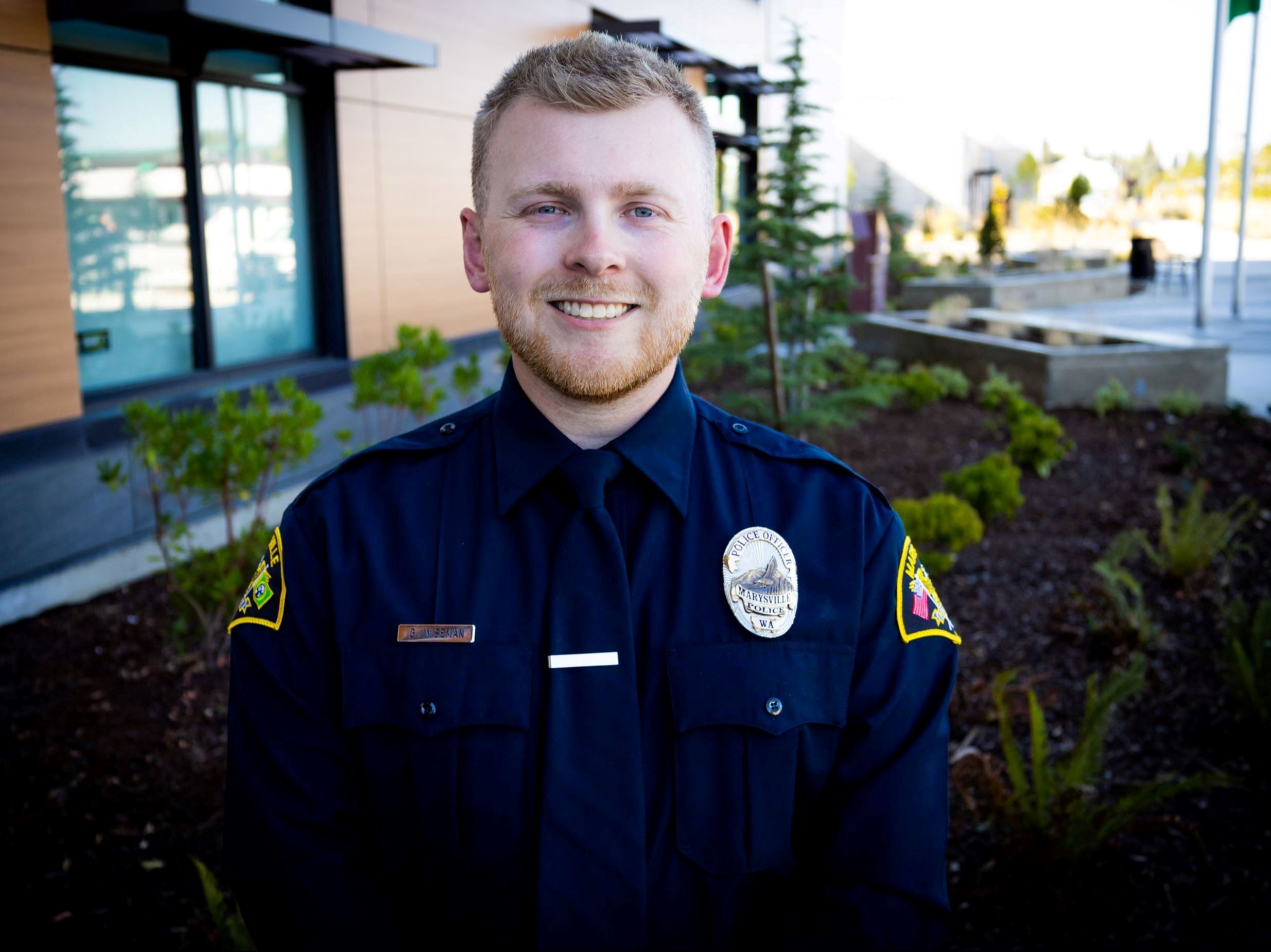 Training Sergeant Garrett Wiseman smiling
