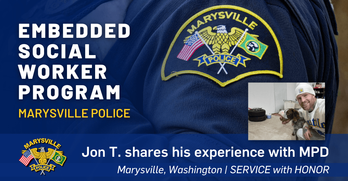 Community member recovering from drug addiction expresses appreciation to MPD