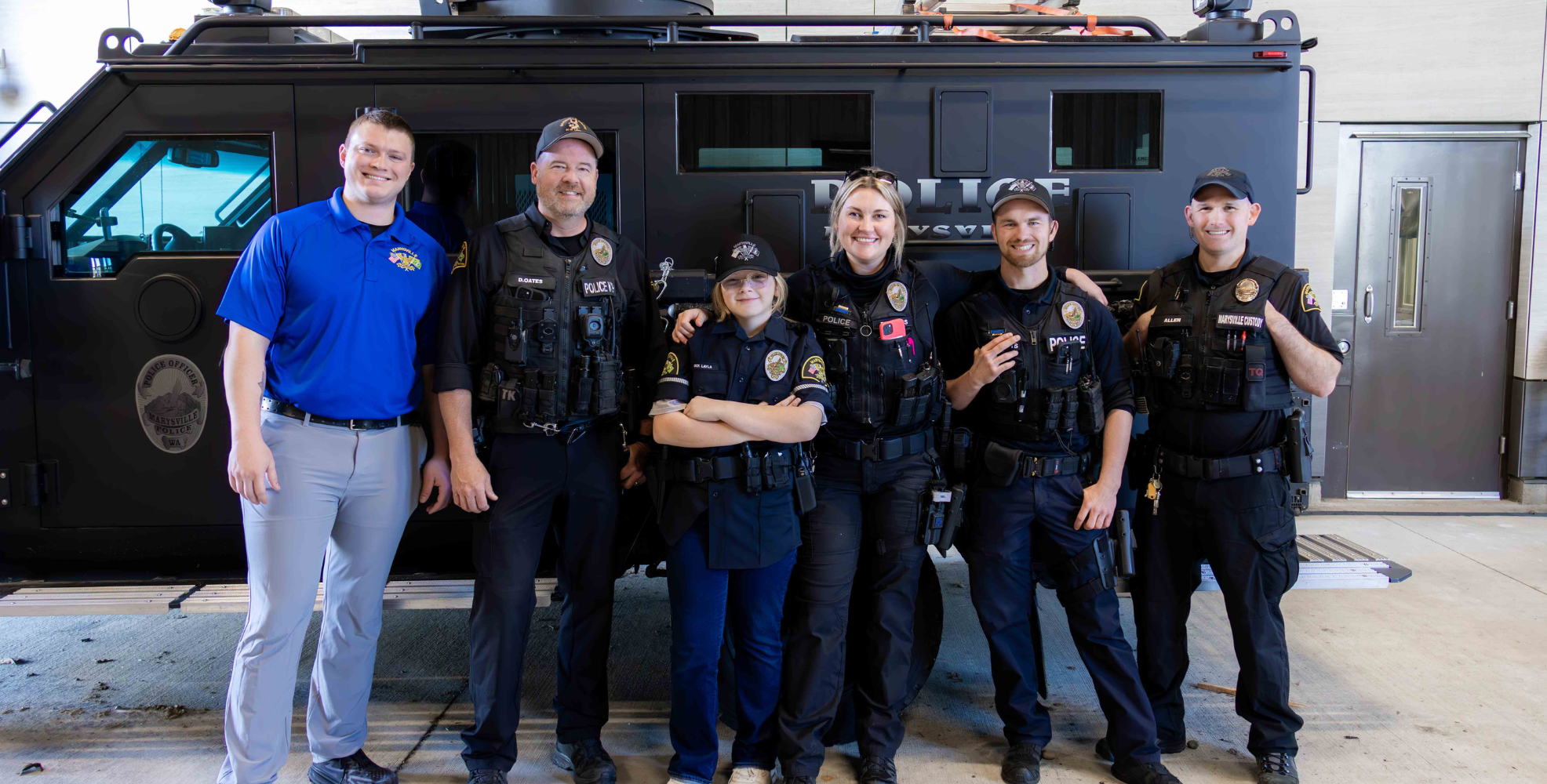 Layla becomes MPD Police Officer for a day during Make-A-Wish visit 