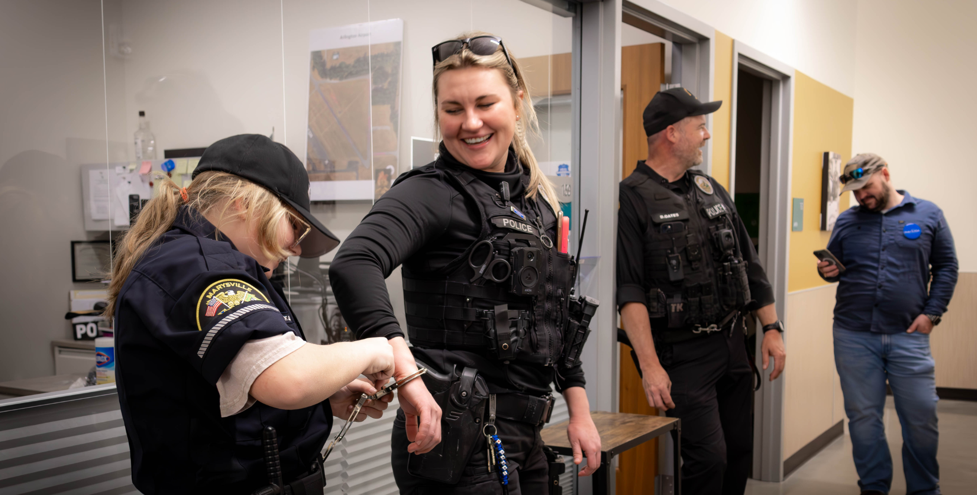 10-year-old Layla sworn in as MPD Police Officer for a day with Make-A-Wish