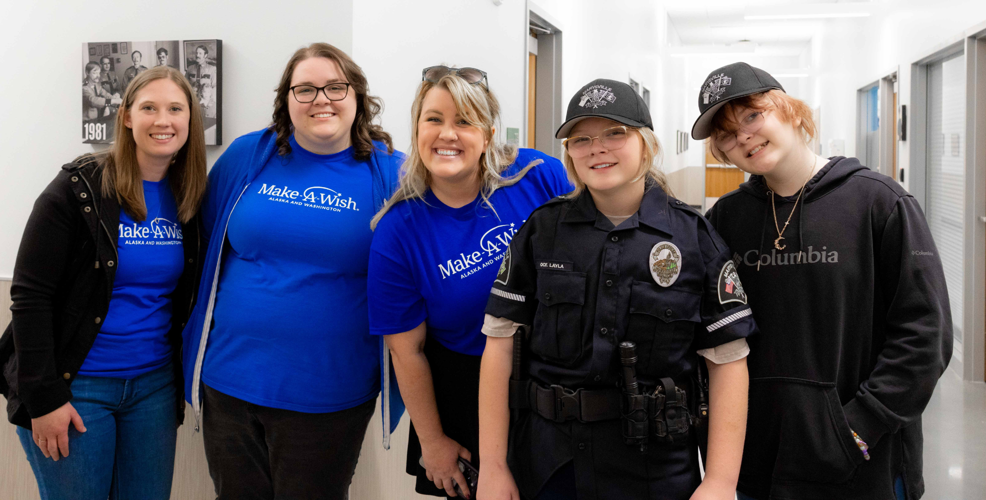 Layla sworn in as MPD Police Officer for a day