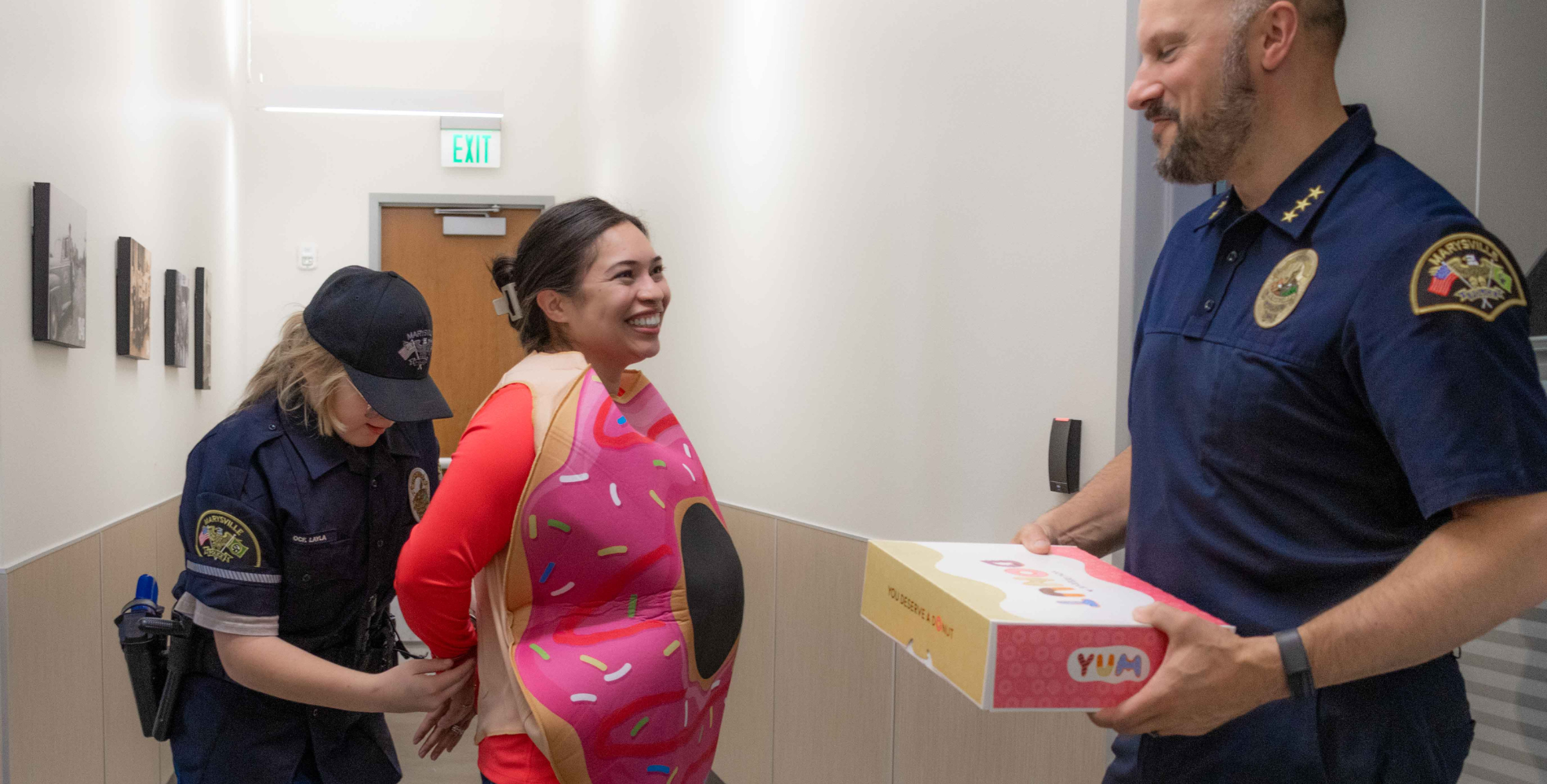 10-year-old Layla sworn in as Marysville Police Officer for a day