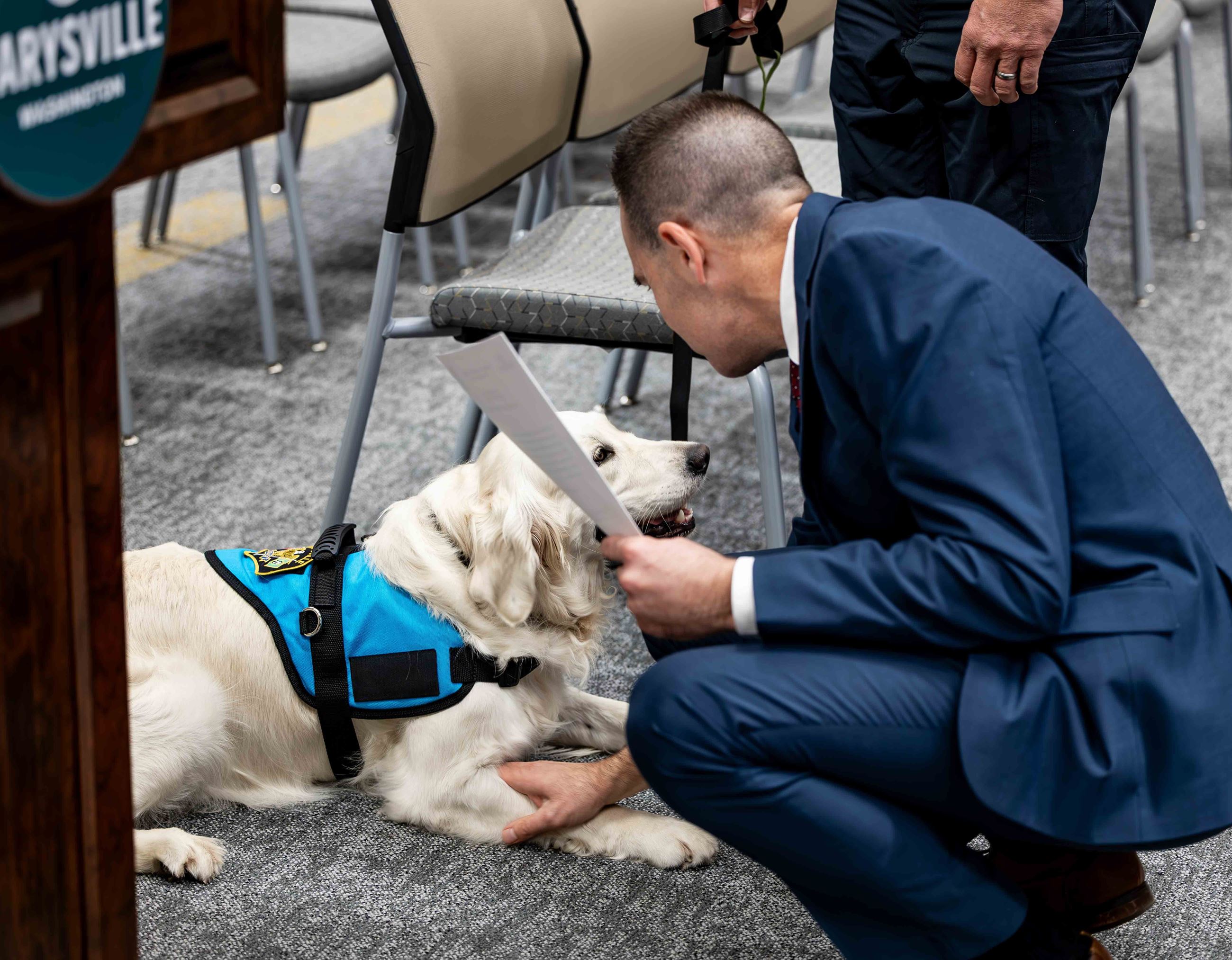 MPD Facility Dog Molly's swearing in ceremony 2