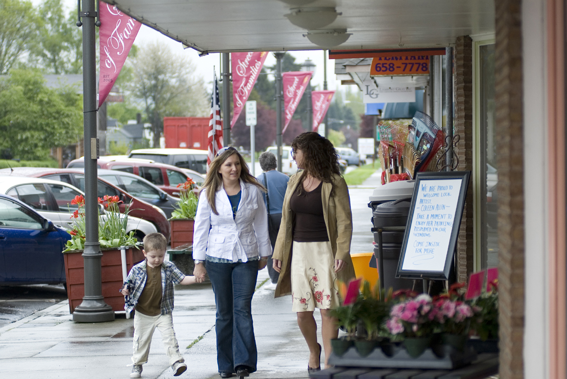 Shopping on Downtown Third Street